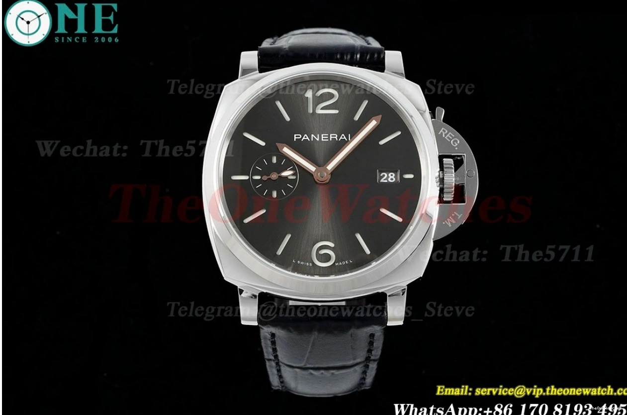 LE SS VSF Due Grey Luminor PAM1250 42mm P900 Dial 0104